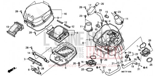 AIR CLEANER XL1000V8 de 2008